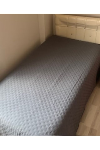 Düz Çok Amaçlı Pike Tek Kişilik 160 x 220 Antrasit