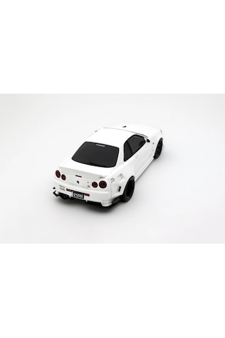 Otto Models Ot1135 1/8 Nissan Skyline Gt-r R34 Krc Body Kit Pearl White Qx1 2019