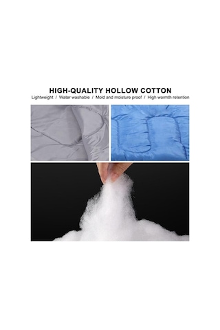 Pazly Her Mevsim Kamp Uyku Tulumu - Hafif, Sıcak, Rüzgar Geçirmez Lacivert, 170t Polyester, Kapüşonlu, Dört Mevsim Kullanım Lacivert