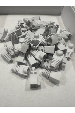 Beyaz Rj45 Kılıf Beyaz Cat6 Kılıf Beyaz Cat5 Kılıf 100 Adet