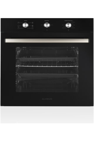 Alveus Petunya ALV MFA 614 - ALV GLS 640 - ALV IBER Siyah Ankastre Set