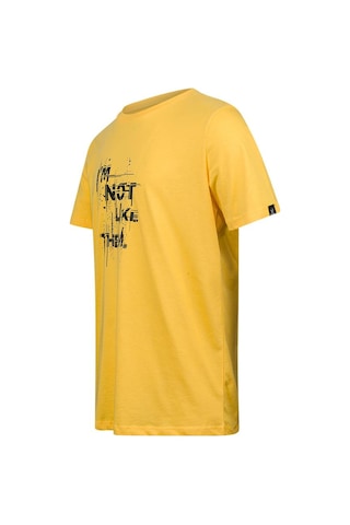 2as Alex Baskılı Erkek Sıfır Yaka T-shirt 035 Sarı
