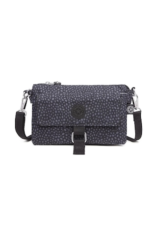 Smart Bags Günlük Minik Boy Su Geçirmez Krınkıl Kumaş Kadın Telefon Ve Postacı Çantası Puantiye Siyah