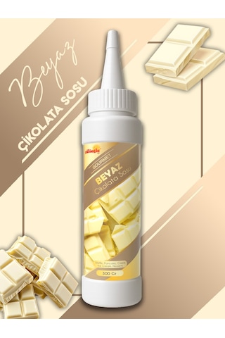 Beyaz Çikolata Sos - Waffle& Pankek& Tatlı& Dondurma Sos - 300gr