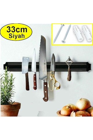 Mıknatıslı Bıçak Askısı Bıçak Tutucu Bıçak Standı Bıçaklık 33 CM