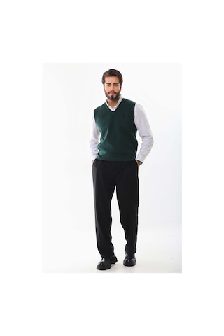 Pelikan Erkek V Yaka Süveter 5610 Yeşil