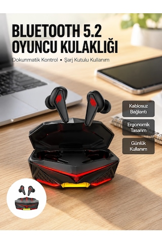 Plentifulprofesyonel Tws Işıklı Kablosuz Bluetooth Kulaklık Kulaklığı Yeni Nesil
