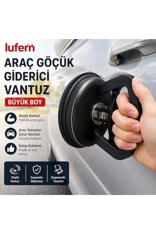 Dayanıklı Araç Göçük Giderici Vantuz Büyük Boy Güçlü Vakum Kaporta Ezik Pratik Geniş Vantuz Yüzey