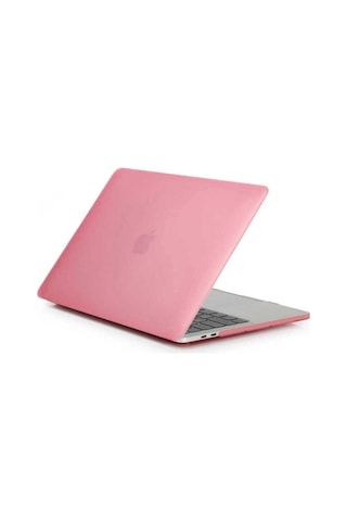 Apple Uyumlu MacBook 13.3' Pro 2022 M2 Zore Msoft Mat Kapak Pembe