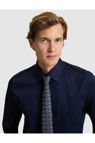 Pierre Cardin Erkek Lacivert Gömlek Basic 50328765-vr033