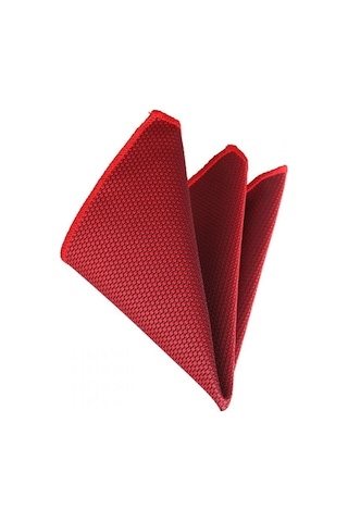 Kırmızı Mendilli Kravat - Brianze SMDK-30 Kırmızı