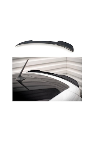 Renault Clio 4 Boyalı Bagaj Üstü Spoiler 2013-2020 Arası Uyumlu