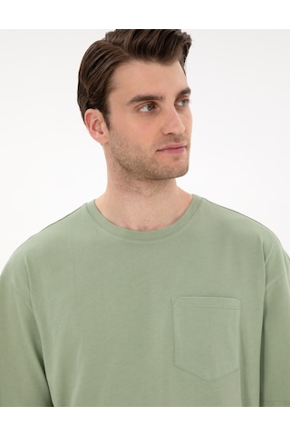 Pierre Cardin Erkek Çağla Tişört Basic 50306991-vr016 Çağla