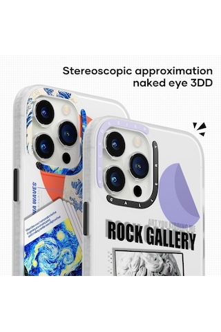 Rock Apple Uyumlu iPhone 13 Pro Max Kılıf Inshare Serisi - David David