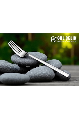 60 Parça 12 Kişilik Çatal Kaşık Seti Hasır Model 18/0 Kalite Paslanmaz Çelik