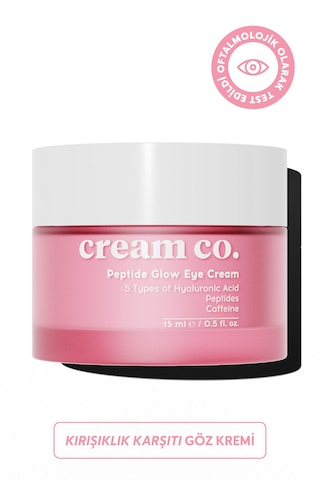 Cream Co. Peptit C Vitamini Kafein   Nemlendirici Aydınlatıcı Göz Çevresi Kremi 15 ML