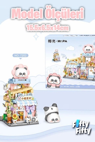 Loz Mr.pa Serisi Çiçek Dükkanı 810 Parça Oyuncak Yapım Seti Fflz-7202