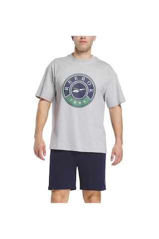 Reebok Lawn Club T-shırt Gri Erkek Kısa Kol T-shirt 000000000102204105