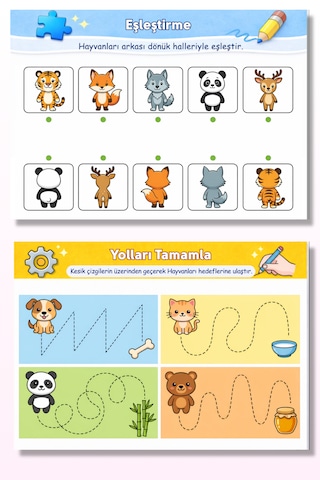 3 Yaş Etkinlik Seti 4 Kitap Bir Arada