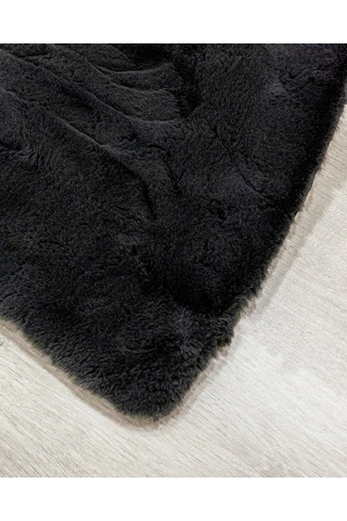 Apex Polo 8706 Antrasit Peluş Düz Şekilli Halı Antrasit