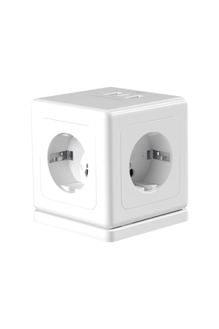 Northcity S-lınk Prz04 4 Soket Akım Korumalı Priz 1x Type-c 2xusb 5v 2mt Kablo 306 Joule Küp Tasarım Beyaz 1923