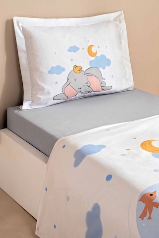 Özdilek Ranforce Lisanslı Bebek Beşik Nev.takımı-dumbo Dream Mavi