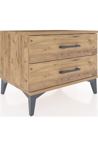 Hyperion Komodin 2 Çekmeceli 60x44x48 Çam-çam Çam