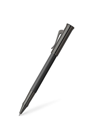 Graf Von Faber-castell Guilloche Black Edition Roller Kalem 14526 Siyah