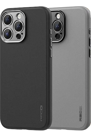 Apple Uyumlu iPhone 15 Plus Kılıf Recci Magsafe Şarj Özellikli Kamera Korumalı Explore Serisi Kapak Gri