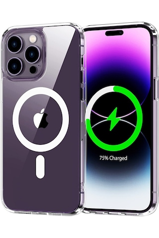 Iphone 14 Pro Max Kilif 6.7 Seffaf Magsafe Uyumlu Kamera Korumali 556384208
