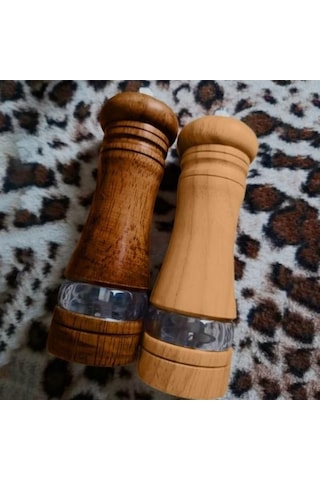 Besthome1 Kahverengi 6 Tuz Öğütücü, Pürüzsüz Yüzey, Kullanışlı Mutfak Aracı Kahverengi