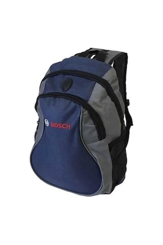 Bosch Sırt Çantası Lacivert- Gri . Çok Bölmeli, Suya Dayanıklı, Ergonomik, Günlük Kullanım, Okul, İş Ve Seyahat Çantası Lacivert