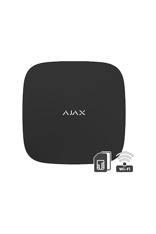 Ajax Hub2 Plus 868 MHz MotionCam Desteği Kablosuz Alarm Paneli Wifi Siyah
