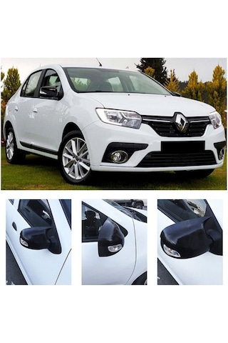 Renault Symbol Batman Yarasa Ayna Kapağı Piano Black 2013-2020