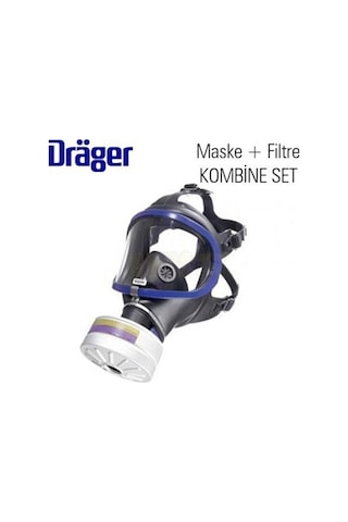 Drager 6300 Tam Yüz Maskesi + Filtre