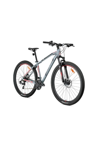 Kron Xc 75 - 27.5" Mtb - 17' - 21 Vites - M.disc - Nardo Gri/siyah-kırmızı Gri - Kırmızı