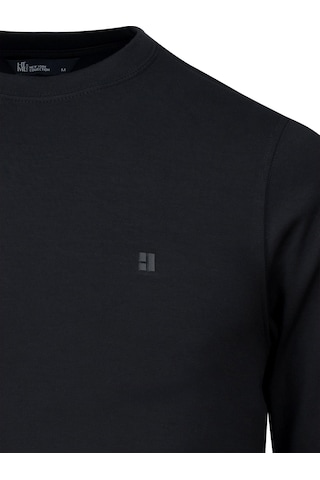 Hatemoğlu Lacivert Regular Fit Bisiklet Yaka Sweatshirt