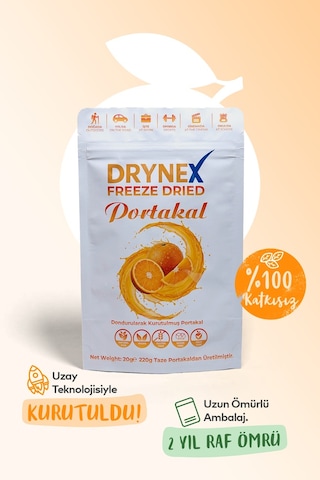 Drynex Freeze Dried Çilek Mango Portakal Elma Muz Dondurularak Kurutulmuş Atıştırmalık Tanışma Seti 5'li