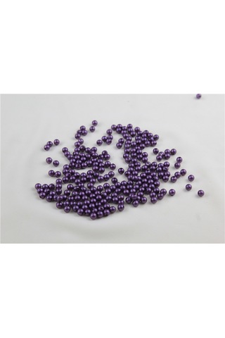 6 Mm Mat Mor İnci Boncuk 30 Gr Kolye, Bileklik, Küpe Ve Takı Yapımı Diğer