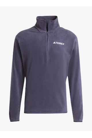 Adidas Jm3123 Multi Essentials 1/2 Zip Fleece Erkek Polar Mor