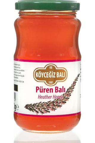 Köyceğiz Balı Püren Balı Cam Kavanoz 450 G