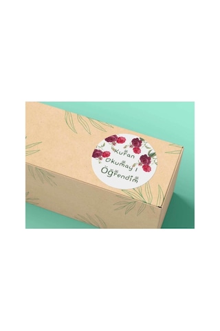 Kur'an Okumayı Öğrendim Etiketi Yaz Kur'an Kursu Sticker Ödül 4 Cm 40 Adet Çok Renkli