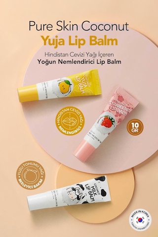 Esfolio Hindistan Cevizi ve Yuja İçeren Onarıcı Dudak Balmı Esfolio Coconut Yuja Lip Balm