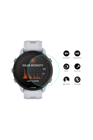 Garmin Forerunner 955 İçin Enkay 0.2mm 9h Temperli Cam Ekran Koruyucu Film İzle