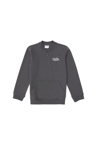 U.S. Polo Assn. Erkek Çocuk Yarım Fermuarlı Antrasit Sweatshirt 50293774-VR006