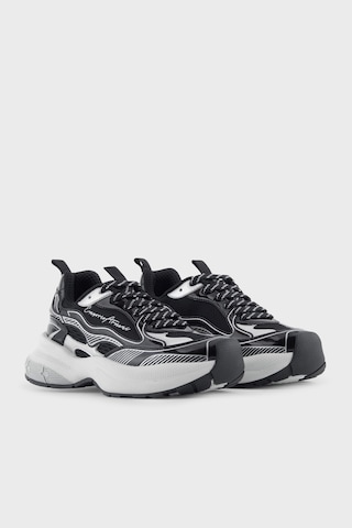 Emporio Armani Bayan Ayakkabı Ew003056 Af19766 Mc372 Siyah-gümüş Siyah-gümüş