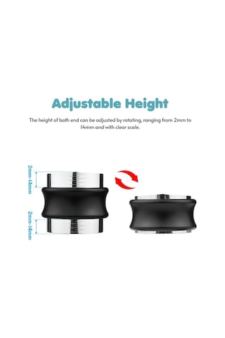 Dancemonkey 58mm Ayarlanabilir Derinlikli Paslanmaz Çelik Espresso Düzleştirici Ve Sıkıştırıcı Diğer