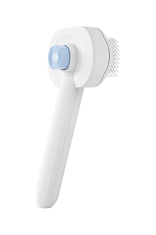 Geekyou Kedi Köpek Universal Abs+paslanmaz Çelik Otomatik Temizleyici Tırnaklı Tarak - Açık Mavi Standart Model