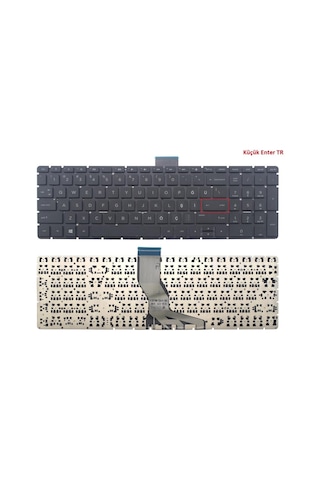 HP Uyumlu 250 G7 6Mp65Es 250 G7 6Bp40Ea Klavyesi (Siyah Tr) - 548391681