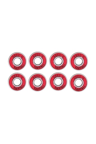 Trendooze Sürtünmesiz Rulmanları Paten Lot Kırmızı Kaykay Abec 8 11 Jo Kırmızı